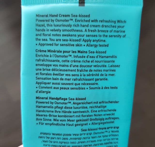 Ahava Mineral Hand Cream Sea Kissed review photo by OreLu
