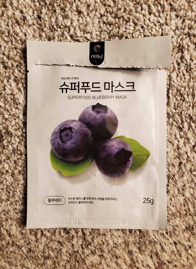 NO:HJ Superfood Mask - Blueberry review photo by OreLu
