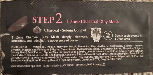 Double Dare OMG! Zone System Beauty Mask Kit - T Zone Charcoal Clay Mask review photo by OreLu