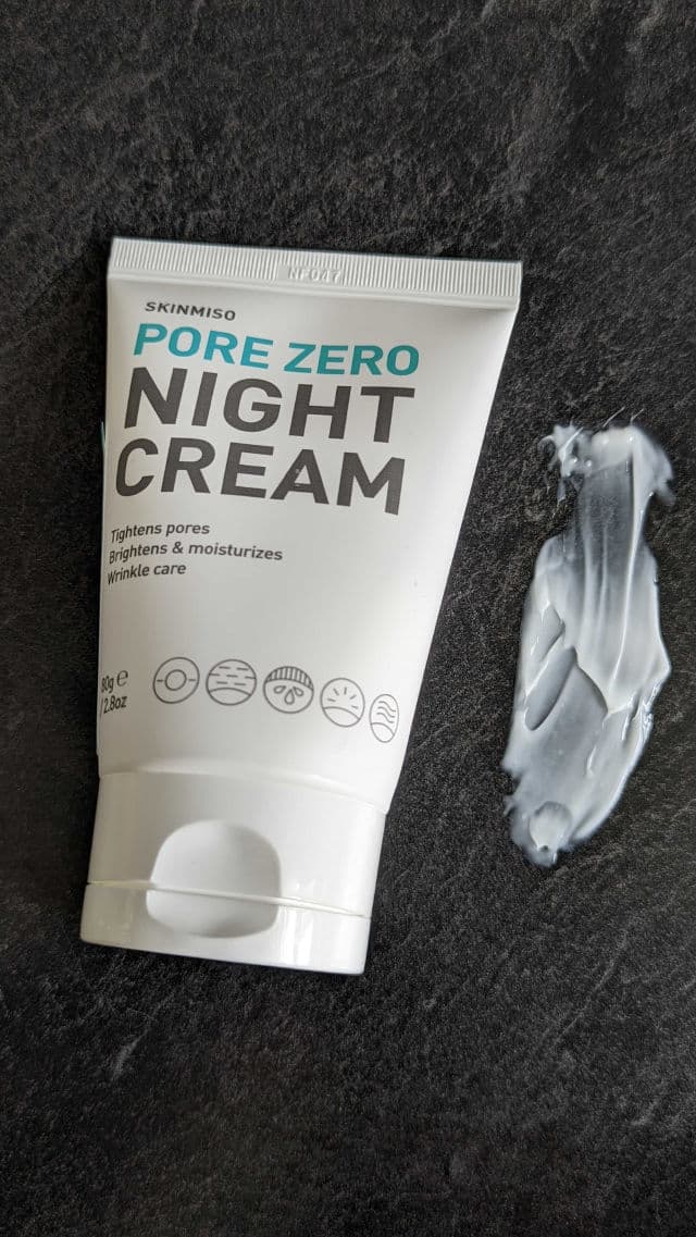 SKINMISO Pore Zero Night Cream review photo by Voluntesting