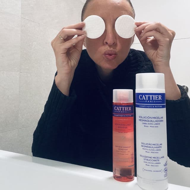 Cattier Biphase Makeup Remover review photo by GossipEve