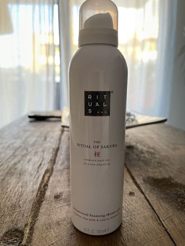 Rituals The Ritual of Sakura Foaming Shower Gel review photo by GossipEve