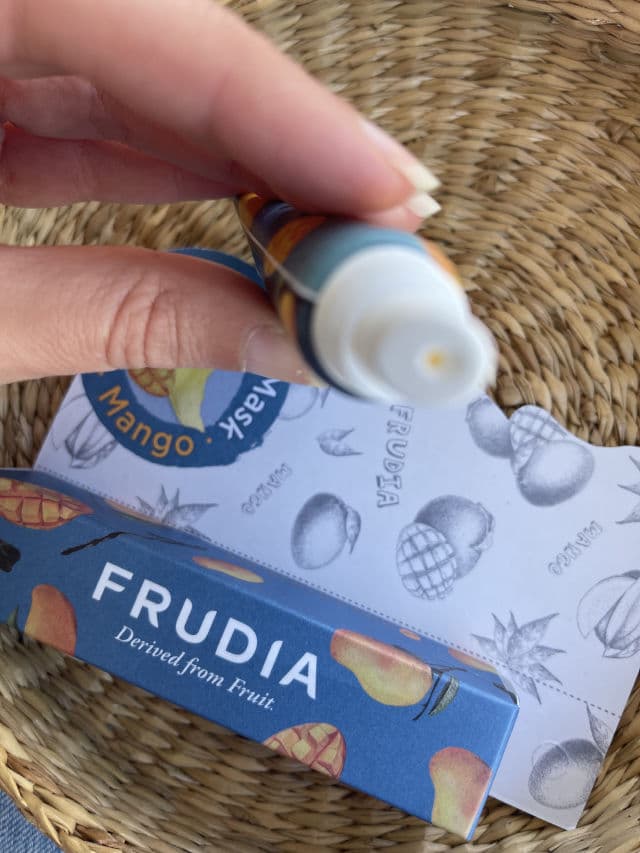 Frudia Mango Honey Sleep Lip Mask review photo by GossipEve
