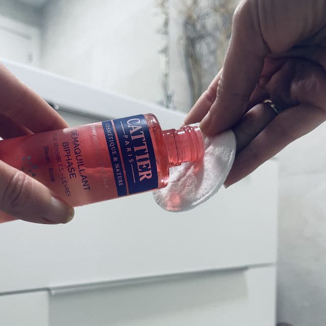 Cattier Biphase Makeup Remover review photo by GossipEve