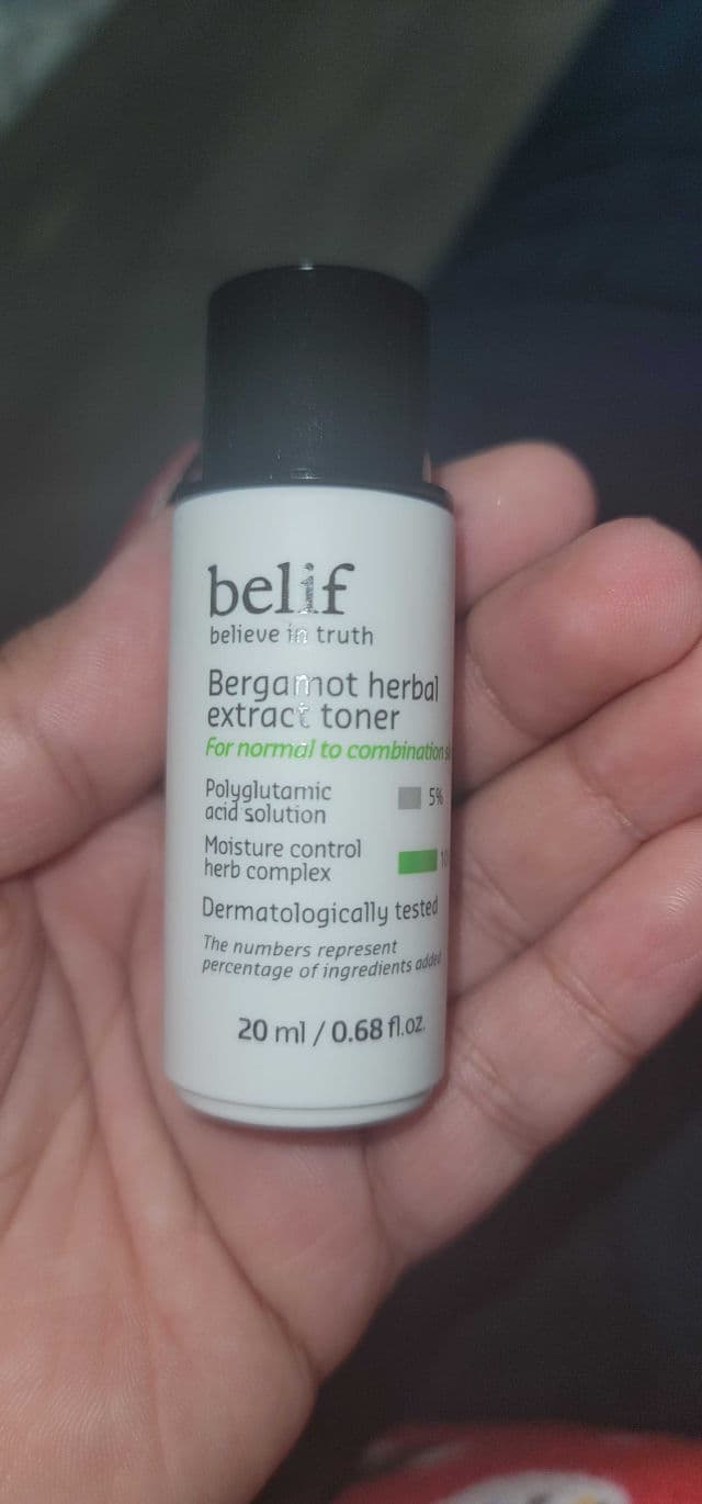 belif Bergamot herbal extract toner review photo by ZReview