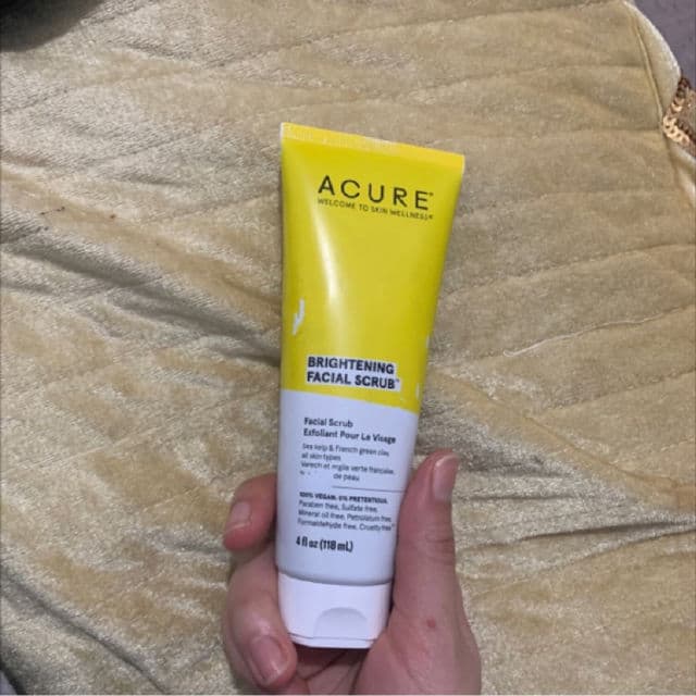 Acure Brightening Facial Scrub review photo by Nussa