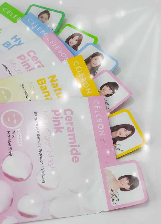 Celebon Ceramide Pink Microfiber Mask review photo by gogillian