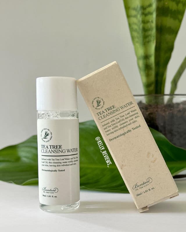 BENTON Tea Tree Cleansing Water review photo by Kelly Reviews