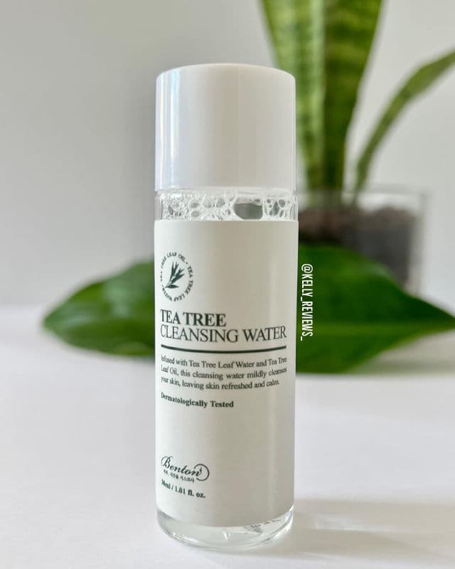BENTON Tea Tree Cleansing Water review photo by Kelly Reviews