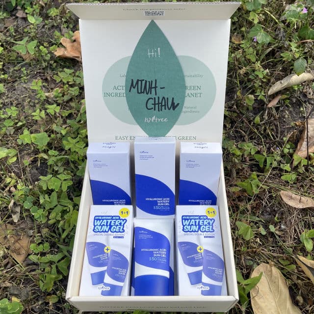 ISNTREE Hyaluronic Acid Watery Sun Gel SPF50+ PA++++ review photo by MinChoLee