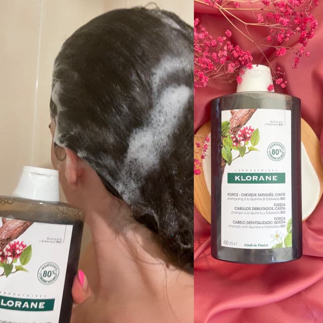 Klorane Strengthening Shampoo with Quinine & Edelweiss review photo by Iriatopsecret