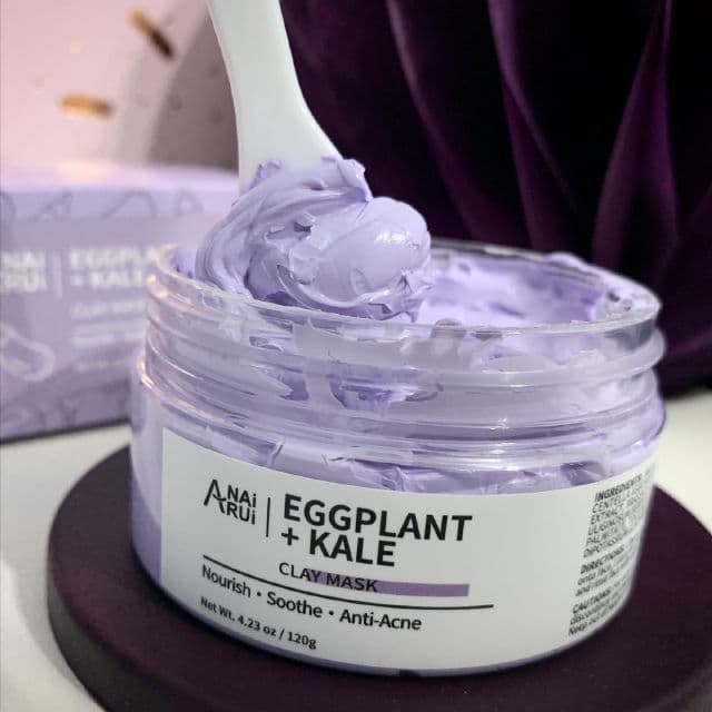ANAIRUI Skin Care Eggplant + Kale Clay Mask	 review photo by frederique0622