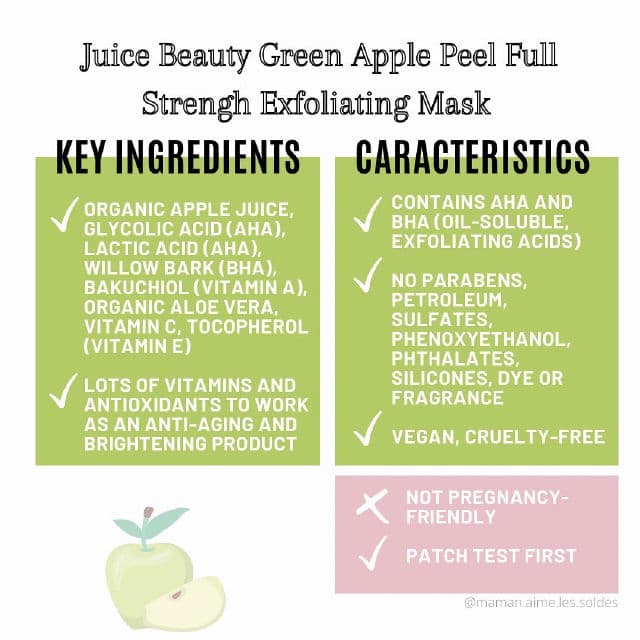 Juice Beauty Green Apple Peelfull Strength Exfoliating Mask review photo by frederique0622