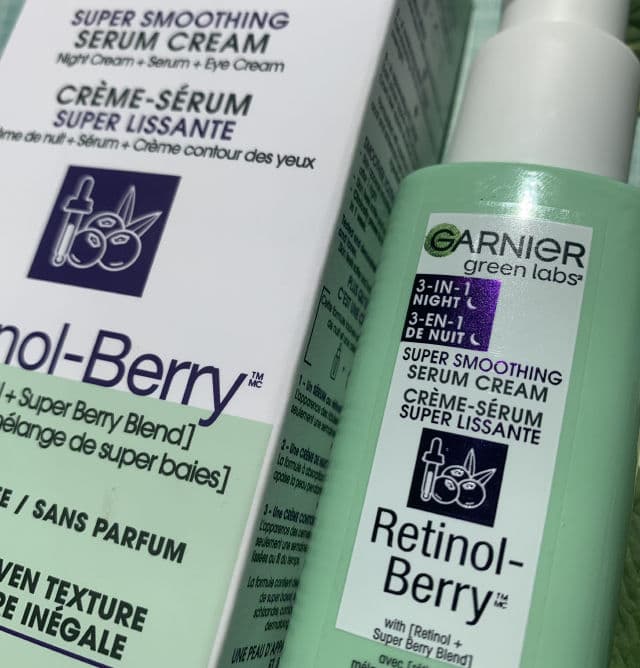 Garnier Green Labs Retinol-Berry Super Smoothing 3 in 1 Serum Cream review photo by frederique0622