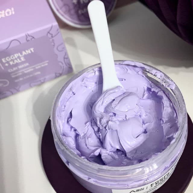 ANAIRUI Skin Care Eggplant + Kale Clay Mask	 review photo by frederique0622