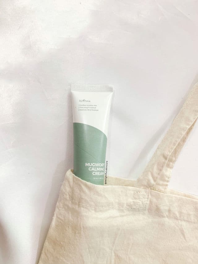 ISNTREE Mugwort Calming Cream review photo by Delightfulskincare