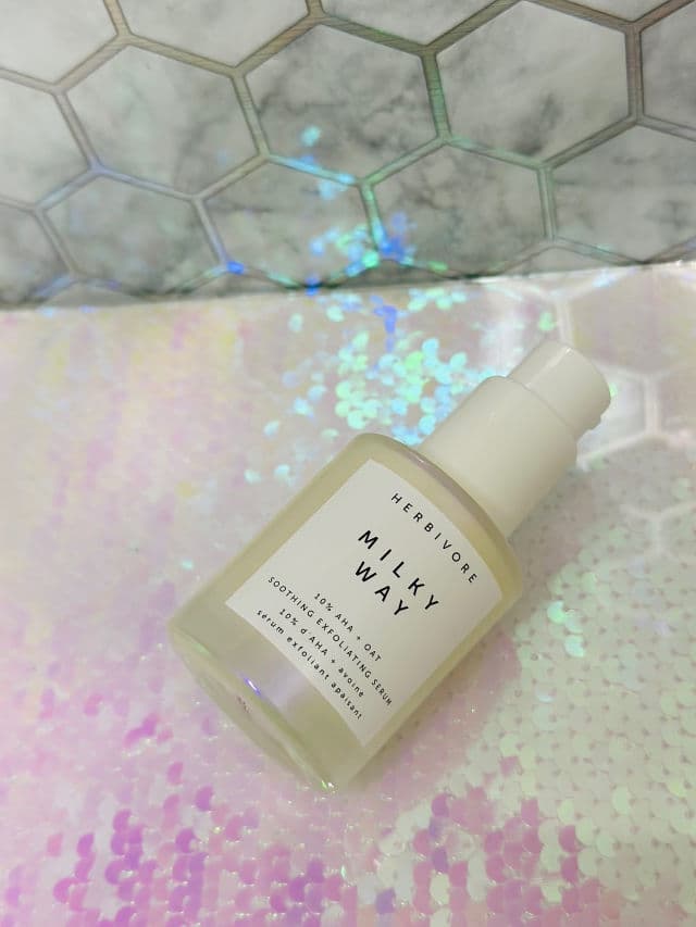 Herbivore Botanicals Milky Way 10% AHA + Oat Soothing Exfoliating Serum review photo by Sarahinfluencesyou