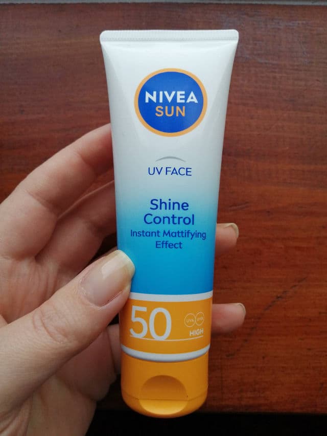 Nivea UV Face Shine Control Mattifying Effect SPF 50 review photo by ViviLK