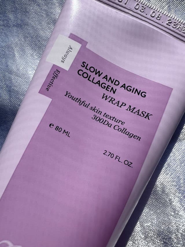 Veganifect. Slow and Aging Collagen Wrap Mask review photo by tercaskin