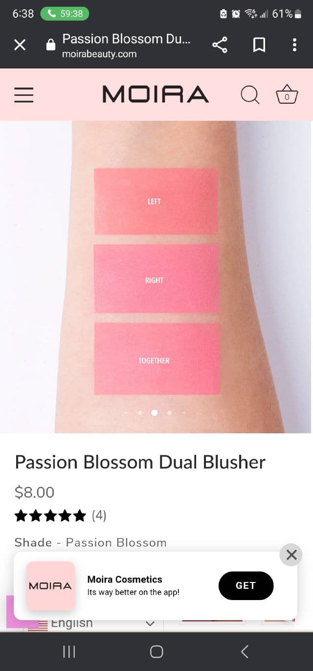 MOIRA Blooming Darling Dual Blusher review photo by ctruth