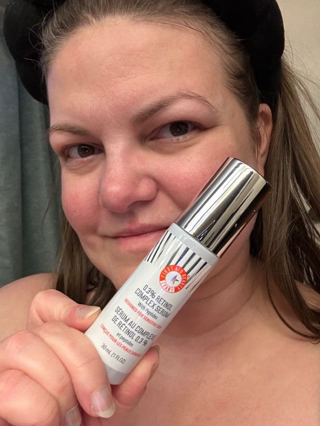 First Aid Beauty 0.3% Retinol Complex Serum with Peptides review photo by RavenA