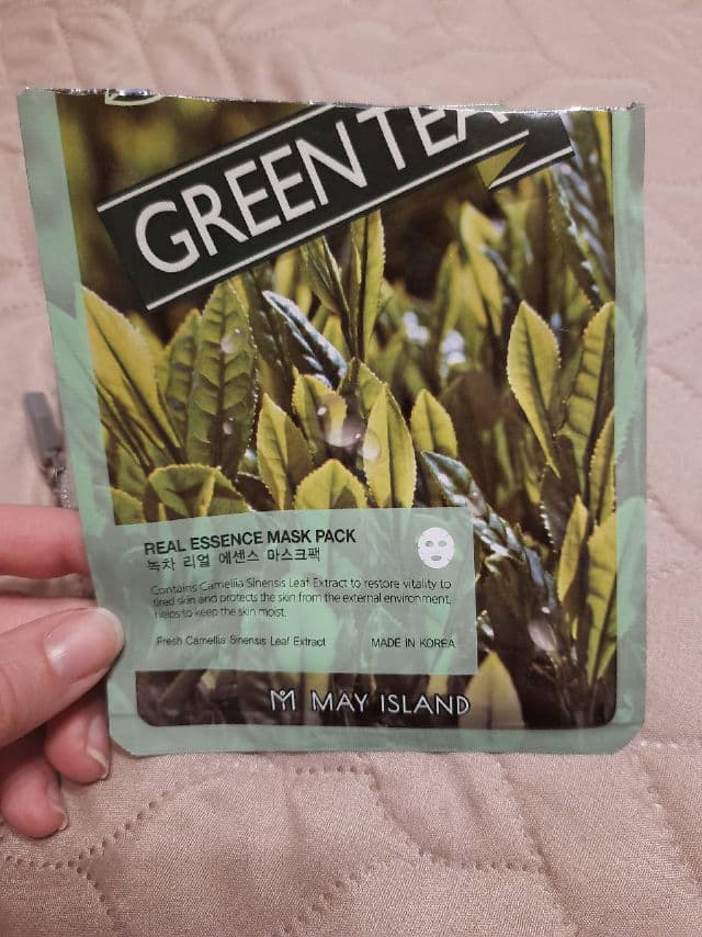 MAY ISLAND Green Tea Real Essence Mask Sheet review photo by ecco88