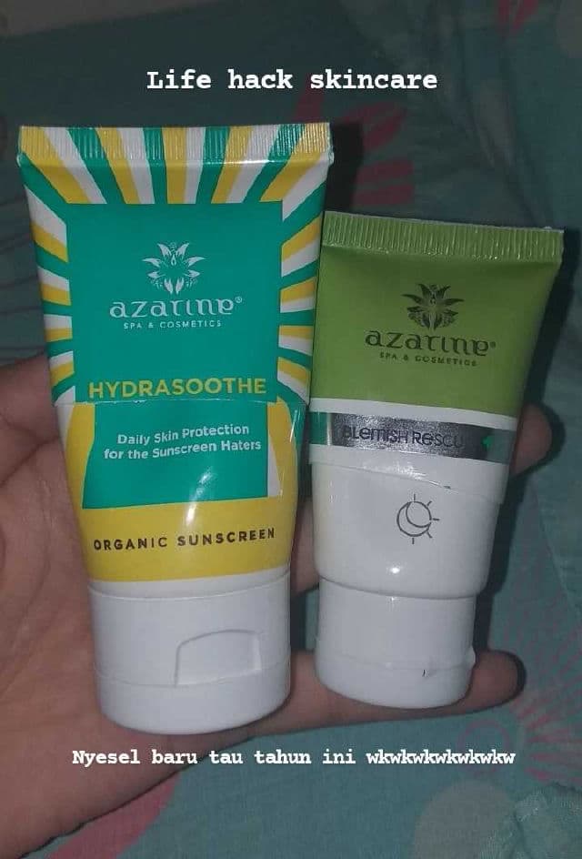Azarine Oil Free Brightening Daily Moisturizer review photo by Widiastuti