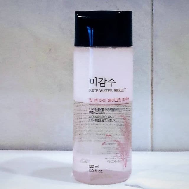 THE FACE SHOP Rice Water Bright Lip & Eye Makeup Remover review photo by Elyesse2
