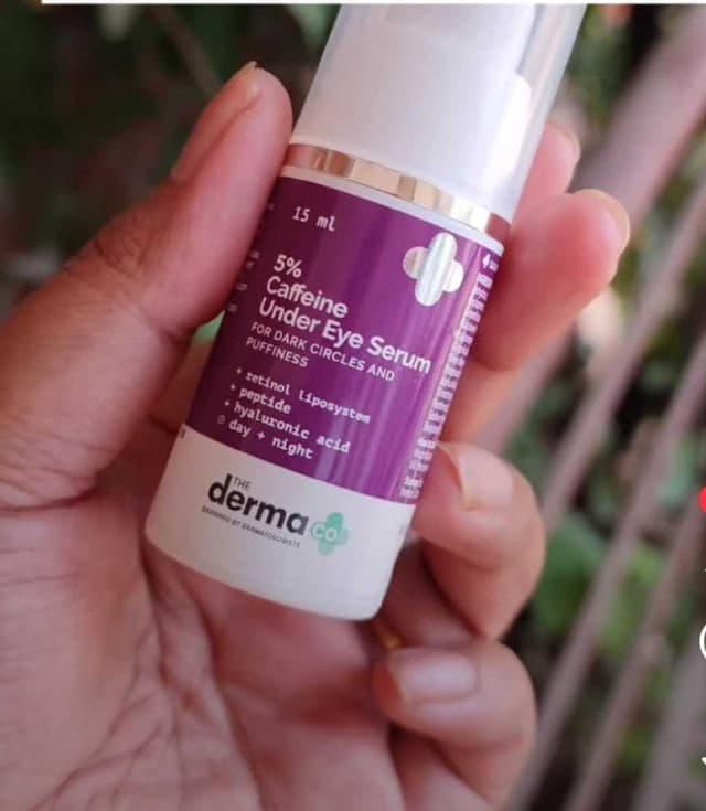 The Derma Co. 5% Caffeine Under Eye Serum review photo by glodivaworld19
