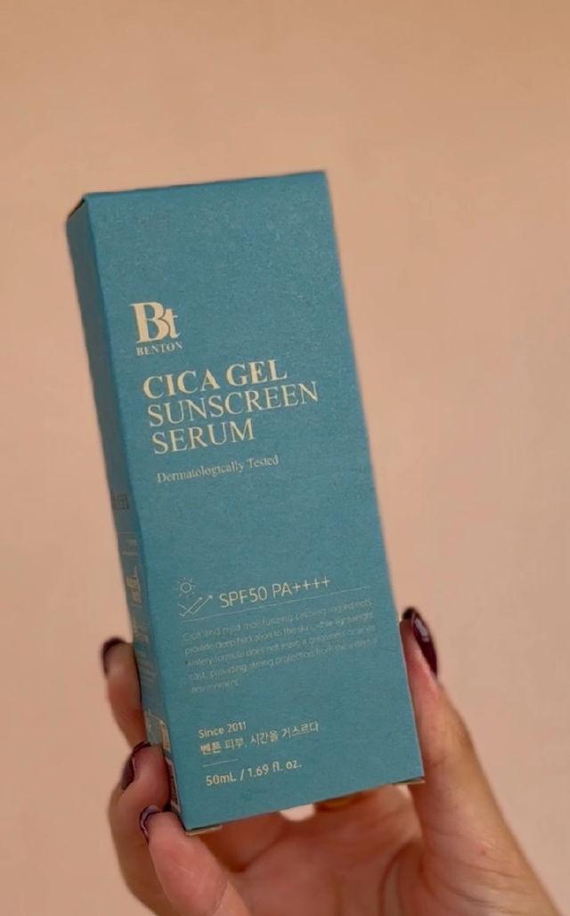 Cica Gel Sunscreen SPF50+ PA++++  product review