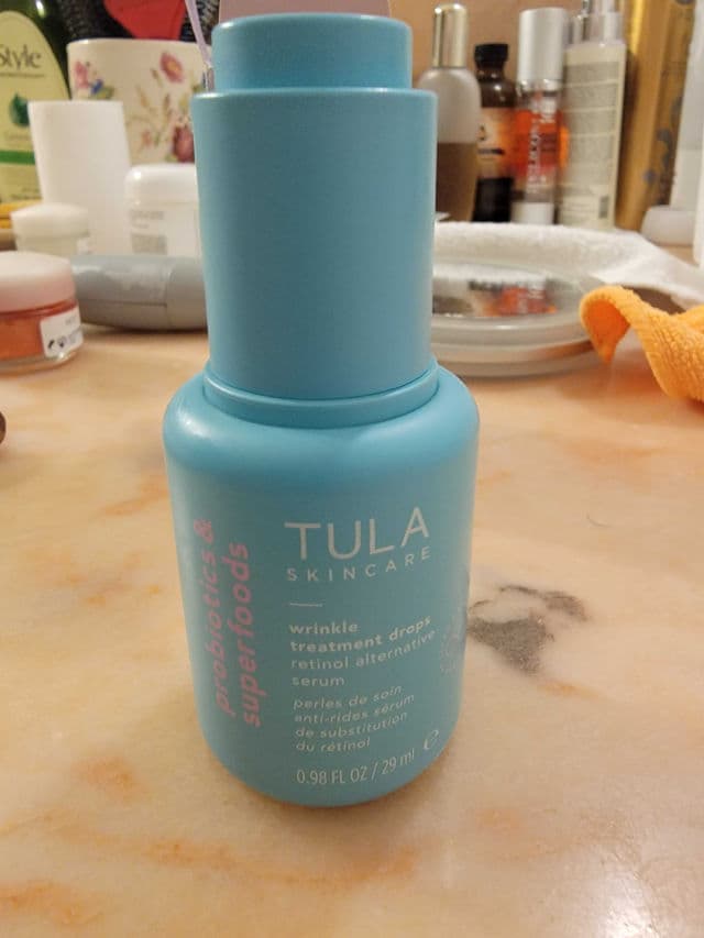 TULA Skincare Wrinkle Treatment Drops Bakuchiol Serum review photo by shely
