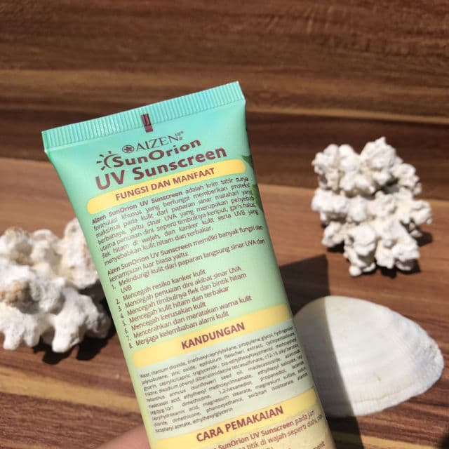 Aizen SunOrion UV Sunscreen  review photo by Ayayaaeo