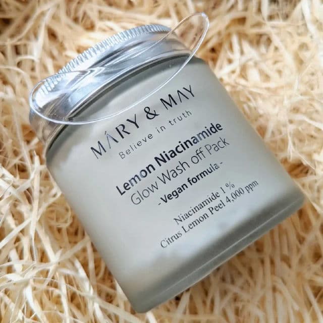 Mary&May Lemon Niacinamide Glow Wash Off Pack	 review photo by beautylifebeanie