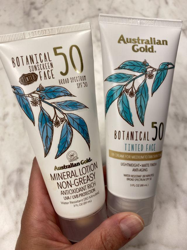 Botanical SPF 50 Tinted Face Sunscreen Lotion - Medium to Tan product review
