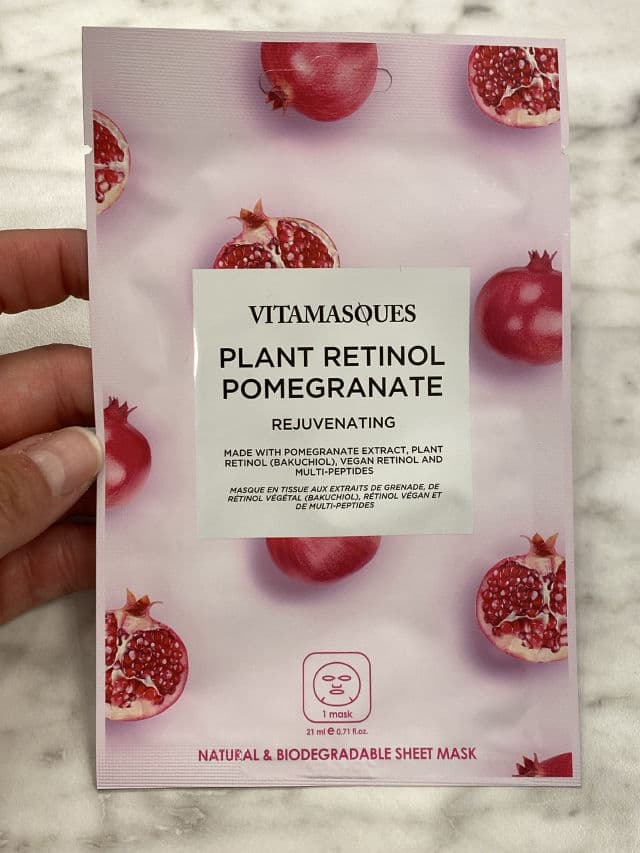 Vitamasques Plant Retinol Pomegranate Face Sheet Mask review photo by DanielleSkin27