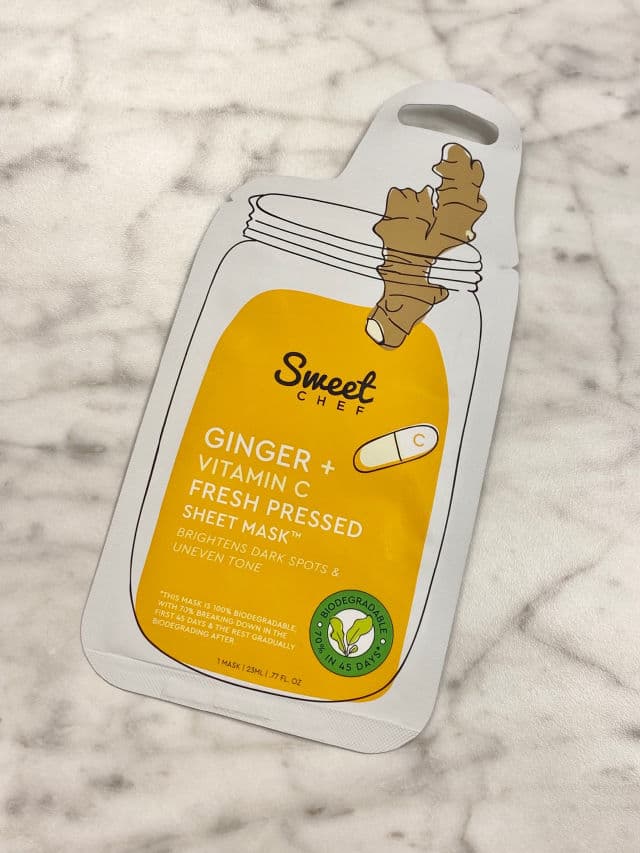 Sweet Chef Ginger + Vitamin C Fresh Pressed Sheet Mask review photo by DanielleSkin27