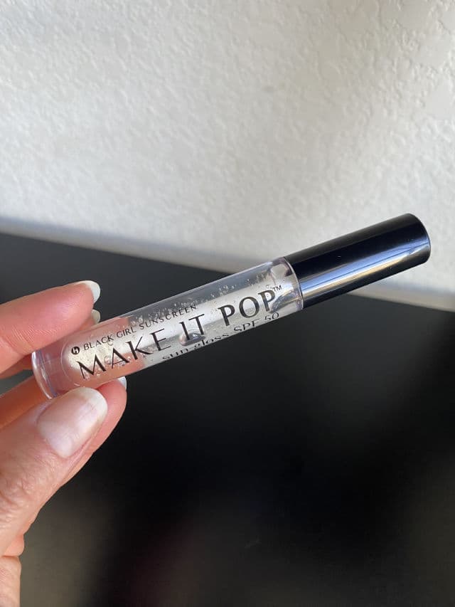 Black Girl Sunscreen Make It Pop Lipgloss with SPF 50 review photo by DanielleSkin27