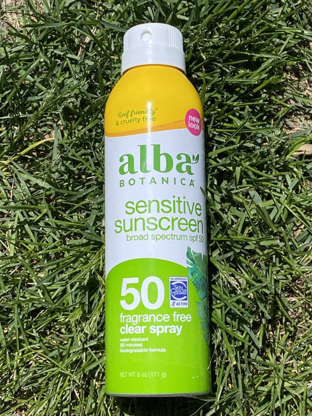Alba Botanica Sensitive Sunscreen Fragrance Free Clear Spray SPF 50 review photo by DanielleSkin27