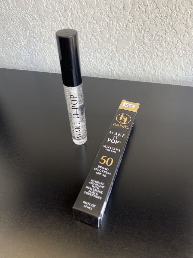 Black Girl Sunscreen Make It Pop Lipgloss with SPF 50 review photo by DanielleSkin27