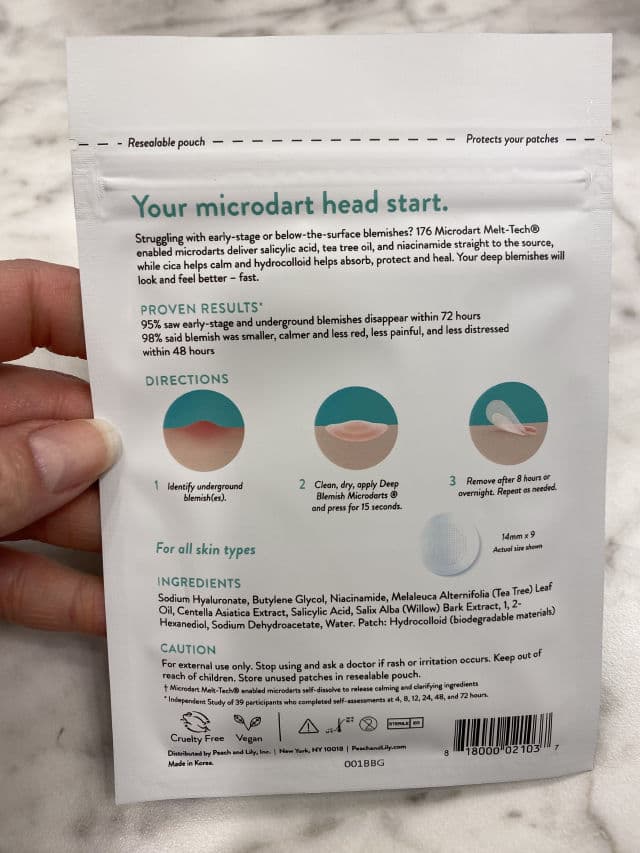 Deep Blemish Microdarts product review