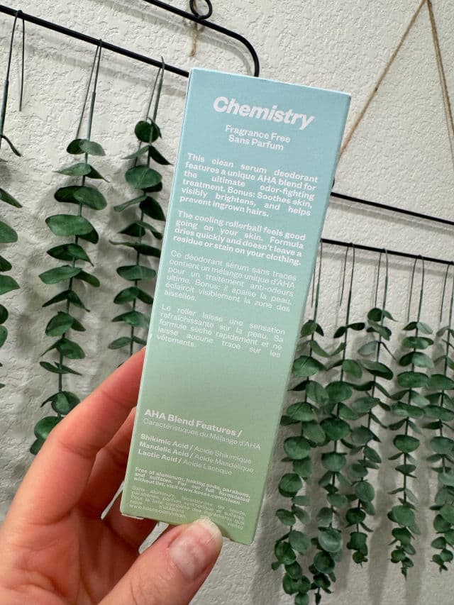 Kosas Chemistry Deodorant BO-Fighting AHA Serum - Fragrance Free review photo by DanielleSkin27