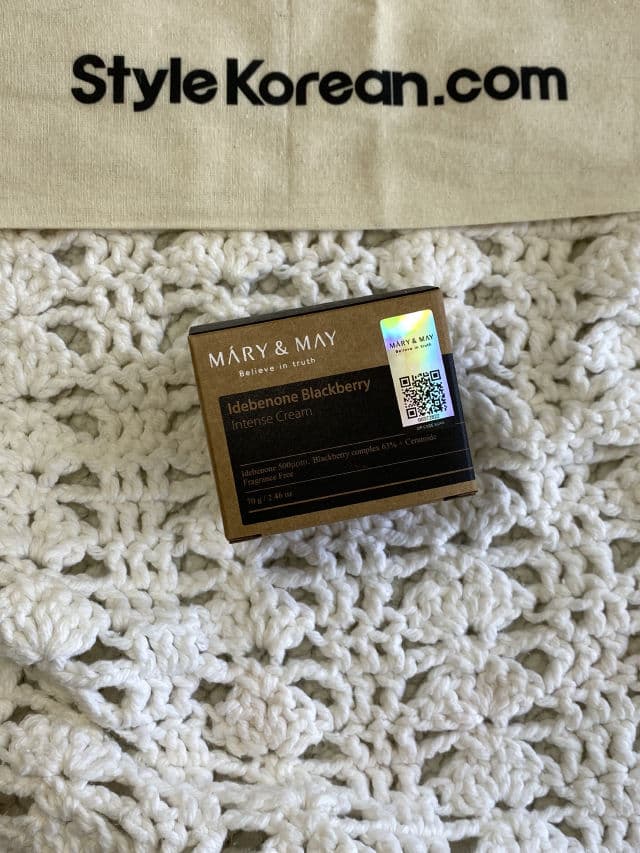 Idebenone Blackberry Intense Cream product review