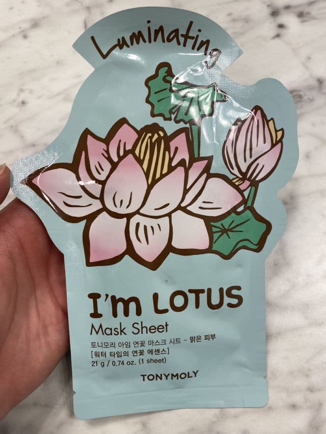 TONYMOLY I'm Lotus Mask Sheet review photo by DanielleSkin27