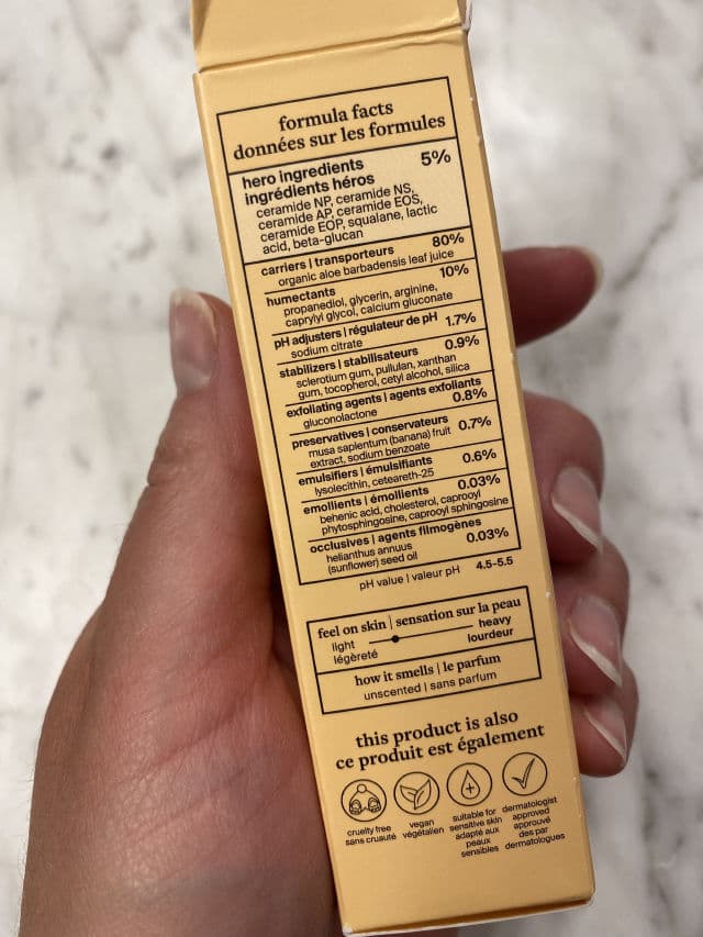 Ceramide Barrier Serum product review