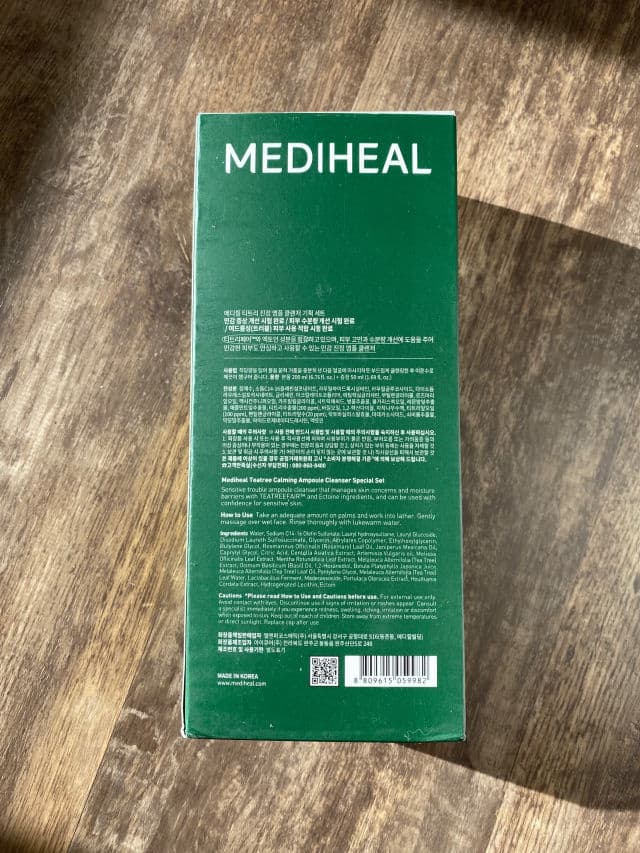 MEDIHEAL Tea Tree Calming Ampoule Cleanser review photo by DanielleSkin27