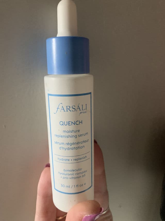 Farsáli Quench Moisture Replenishing Serum review photo by cassiejude26