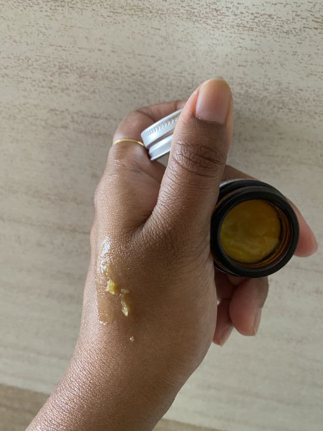 Juicy Chemistry Blood Orange & Rosehip Lip Balm review photo by duskydrug