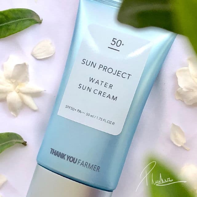 THANK YOU FARMER Sun Project Water Sun Cream SPF50+ PA+++ review photo by jinyuru