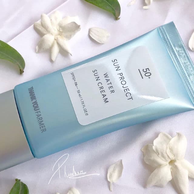 THANK YOU FARMER Sun Project Water Sun Cream SPF50+ PA+++ review photo by jinyuru