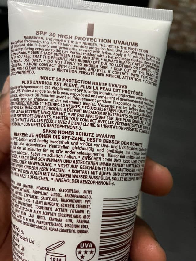 Malibu Sun Lotion SPF30 review photo by BabybanksBrown